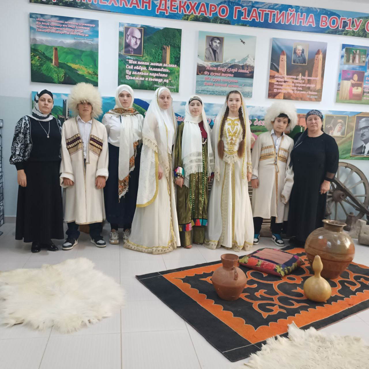 На мероприятии, посвященном Дню Дагестанских языков и культуры.